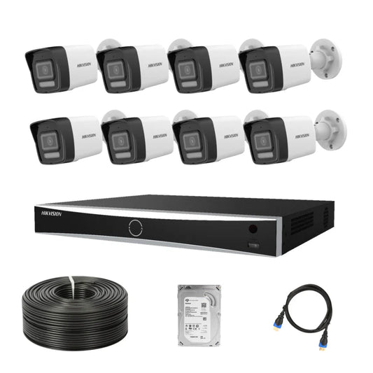 Hikvision 2MP 8 Channel AcuSense Audio IP- Smart Hybrid
