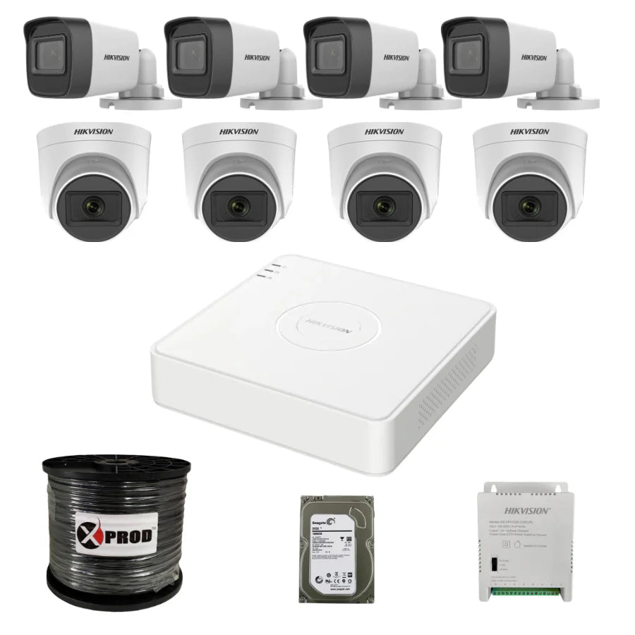 Hikvision 8 Channel 1080P Combo